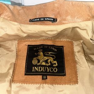 VINTAGE Induyco suede Trench